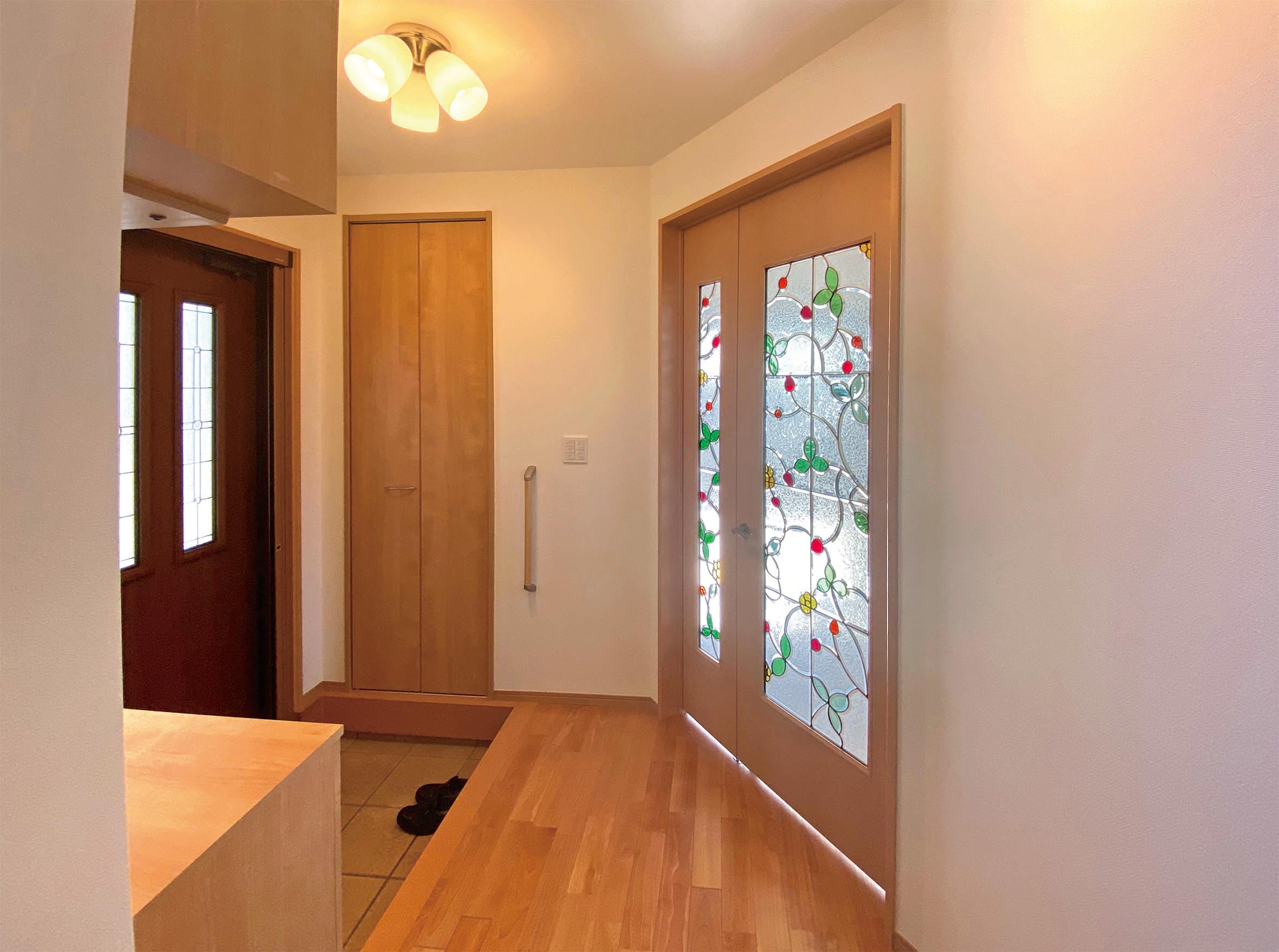 Pure Stained glass Door